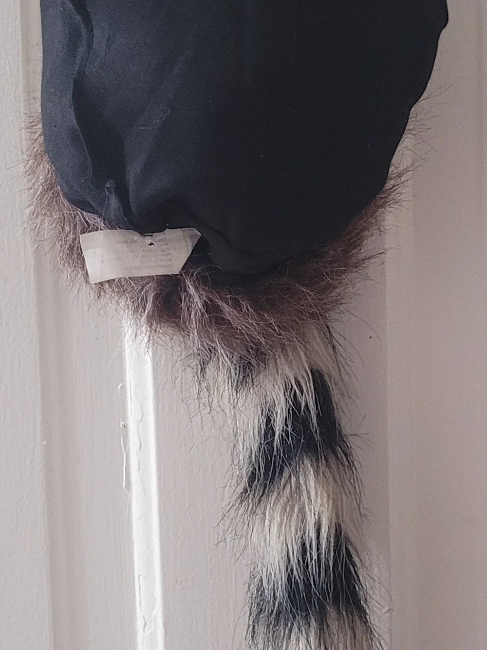 Davy Crockett Raccoon Hat Faux Fur Coonskin Cap Plush Costume New-Ray Toys
